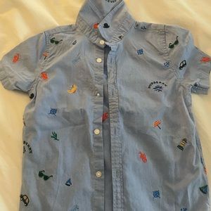 Burberry Boys Button Down Shirt-Sz 6
